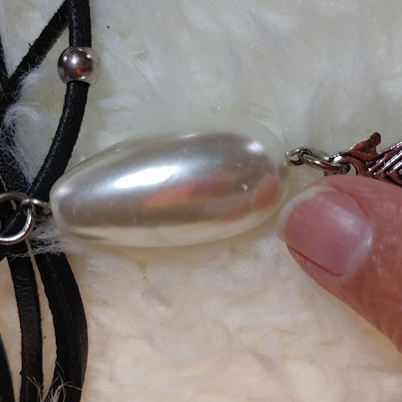 JACQUELINE KENT Leather Cord Stayememt Necklace - Picture 11 of 12